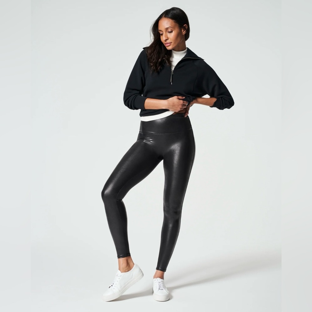SPANXshape™ Faux Leather  Leggings